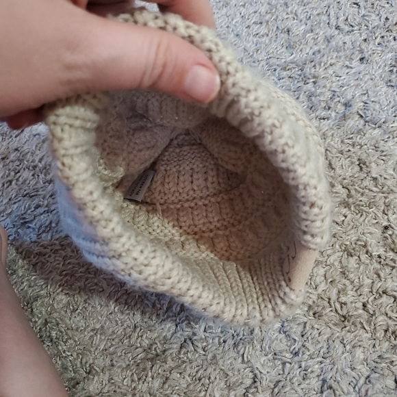 C.c Kids Beige Beanie - Picture 5 of 8